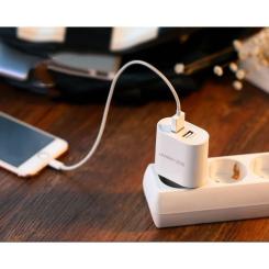 Зарядное устройство Ugreen CD104 2xUSB 3.4A Charger (White) Фото 7