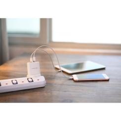 Зарядное устройство Ugreen CD104 2xUSB 3.4A Charger (White) Фото 8