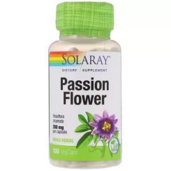 Травы Solaray Пассифлора, Passion Flower, 100 капсул Фото