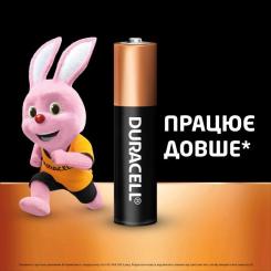 Батарейка Duracell AAA лужні 10 шт. в упаковці Фото 2