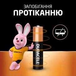 Батарейка Duracell AAA лужні 10 шт. в упаковці Фото 5