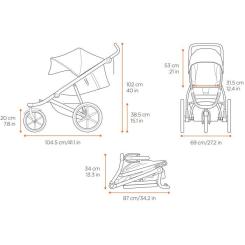 Коляска Thule Urban Glide 2 Majolica Blue Фото 4