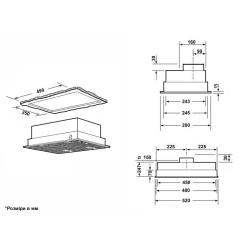 Вытяжка кухонная Interline SWAY WH A/60 GL/S Фото 2