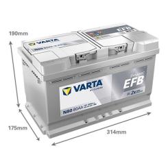 Аккумулятор автомобильный Varta Blue Dynamic 80Ah Фото 2