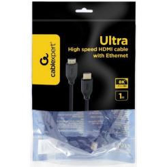 Кабель мультимедийный Cablexpert HDMI M to HDMI M 1.0m V2.1 Фото 3