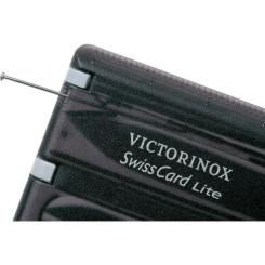 Мультитул Victorinox SwissCard Lite Transparent Black Фото 2