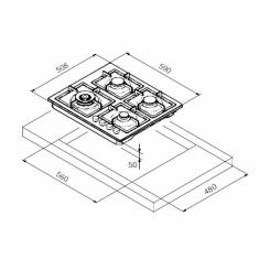 Варочная поверхность Freggia HH640VGTX Фото 7