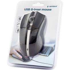 Мышка Gembird MUS-GU-02 USB Black Фото 4