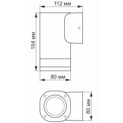 Светильник Videx LED AR071G IP54 GU10 Фото 2