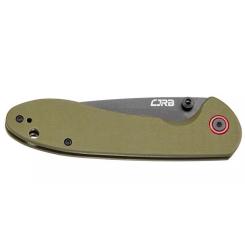 Нож CJRB Feldspar Black Blade G10 Green Фото 2