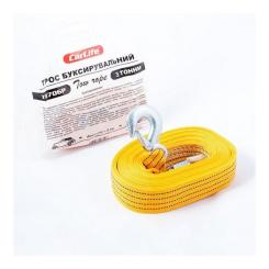 Трос буксировочный CarLife 3 т 5,5 м Фото 1