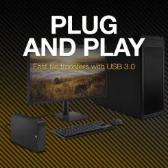 Внешний жесткий диск Seagate 3.5" 16TB Expansion Desktop Фото 8