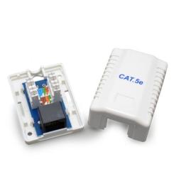 Компьютерная розетка Cablexpert RJ45x1 UTP, cat.5e Фото 1