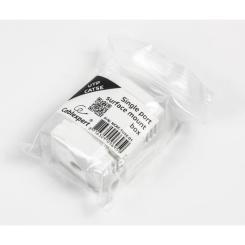 Компьютерная розетка Cablexpert RJ45x1 UTP, cat.5e Фото 2