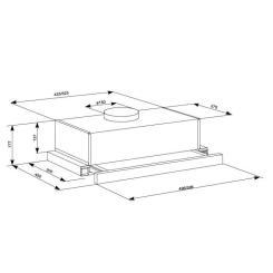 Вытяжка кухонная Eleyus BREEZE 700 60 BL Фото 11