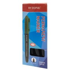 Маркер H-Tone водостойкий 1-2 мм, зеленый Фото 2
