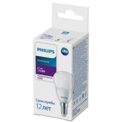 Лампочка Philips EcohomeLEDLustre 5W 500lm E14 840P45NDFR Фото 1