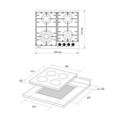 Варочная поверхность Pyramida PFX 604 T IX H Фото 10