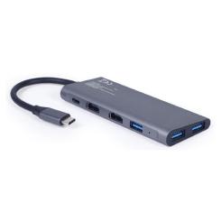 Концентратор Cablexpert USB-C 3-in-1 (HUB/HDMI/PD) Фото 1
