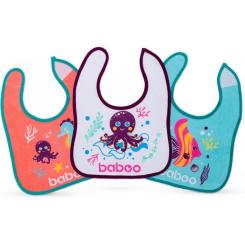 Нагрудничек Baboo Sea Life 3 шт Фото 1