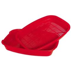 Туалет для кошек Природа с сеткой N1 (цвета в ассортименте) Фото 1