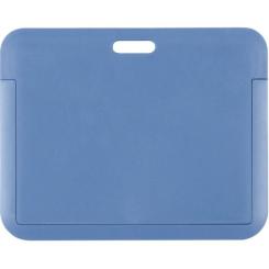 Бейдж Axent слайдер горизонтальный, 85х54мм, дымчатый синий Фото 1