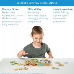 Пазл Melissa&Doug деревянные в футляре "Животные" Фото 4