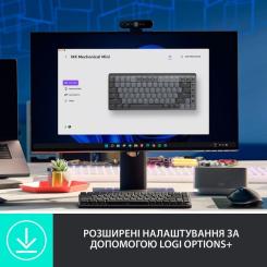 Клавиатура Logitech MX Mechanical Mini Minimalist UA Graphite Фото 5
