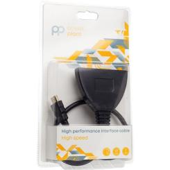 Переходник PowerPlant HDMI to HDMI 3x1 Фото 2