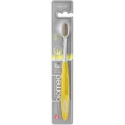 Зубная щетка BioMed Silver Medium желтая Фото