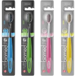 Зубная щетка BioMed Silver Medium желтая Фото 4