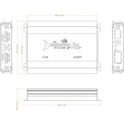 Автомобильный усилитель DL Audio Barracuda 4.65 Фото 4