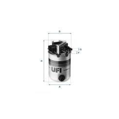Фильтр топливный UFI 24.095.00 Фото