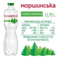 Минеральная вода Моршинська 0.75 сл/газ пет Фото 3