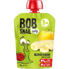 Детское пюре Bob Snail Улитка Боб Яблоко-банан 90 г Фото