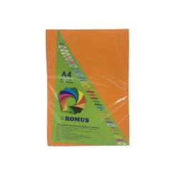 Бумага Romus A4 80 г/м2 100sh Tangerine Фото
