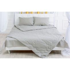 Одеяло MirSon шерстяное Летнее 2388 Light Gray 140x205 Фото