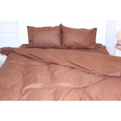 Простынь MirSon Бязь Premium 19-1217 Chocolate Perla 150х220 см Фото 2