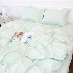 Постельное белье MirSon Satin Stripe 30-0013 Azure 110х140 детский Фото 2