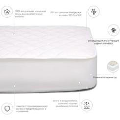 Наматрасник MirSon Natural Line Стандарт Bamboo Aloe Vera 970 180x200 Фото 2