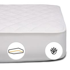 Наматрасник MirSon бамбуковий Стандарт Bamboo + Алое Вера 277 70x190 Фото 1