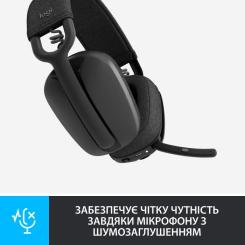 Наушники Logitech Zone Vibe 100 Wireless Graphite Фото 2