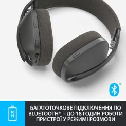 Наушники Logitech Zone Vibe 100 Wireless Graphite Фото 4