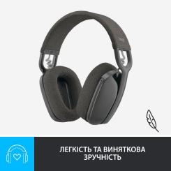 Наушники Logitech Zone Vibe 100 Wireless Graphite Фото 6