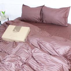 Постельное белье MirSon Satin 30-0006DarkBrown 160х220 Сімейний Фото 3