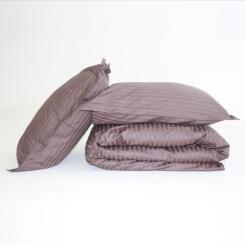 Постельное белье MirSon Satin 30-0006DarkBrown 160х220 Сімейний Фото 8