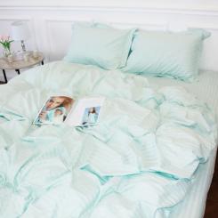 Постельное белье MirSon Satin 30-0013Azure 160х220 Сімейний Фото