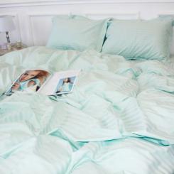 Постельное белье MirSon Satin 30-0013Azure 160х220 Сімейний Фото 1