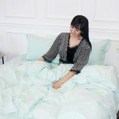 Постельное белье MirSon Satin 30-0013Azure 160х220 Сімейний Фото 6