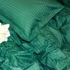 Постельное белье MirSon SatinStripe 30-0017Green 160х220 Полуторний Євро Фото 4